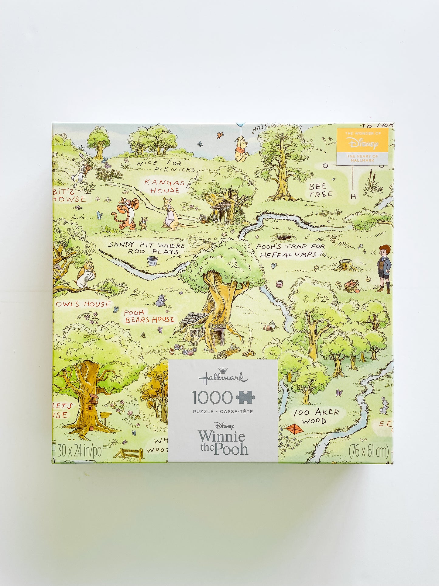 FOR MILLA Hundred Acre Wood Forest Map Puzzle