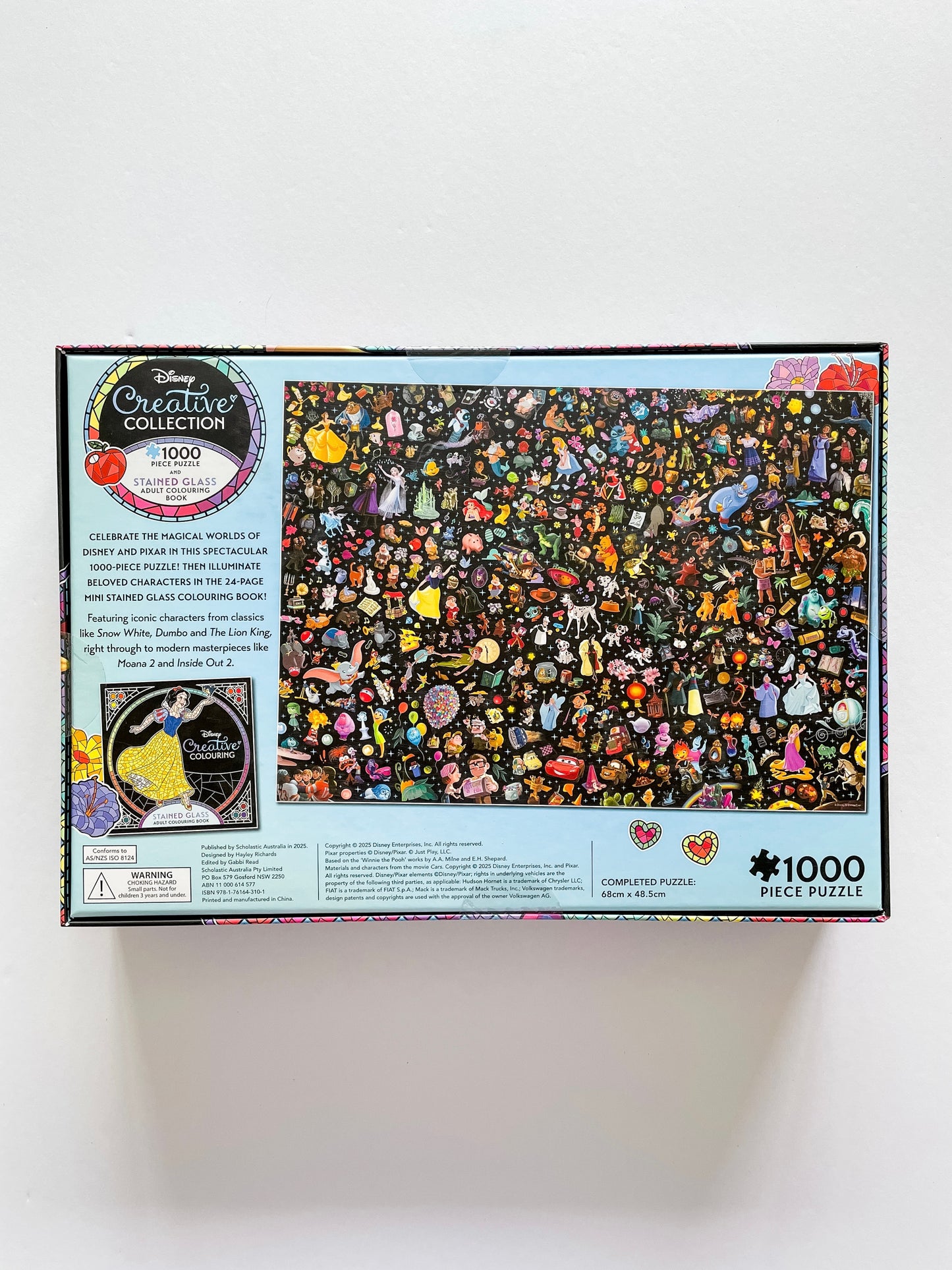 Disney Creative Collection Colouring Book and Puzzle