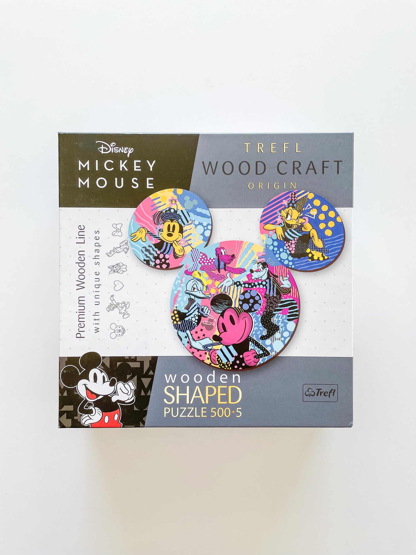 Mickey Mouse Grafiti Wooden Puzzle