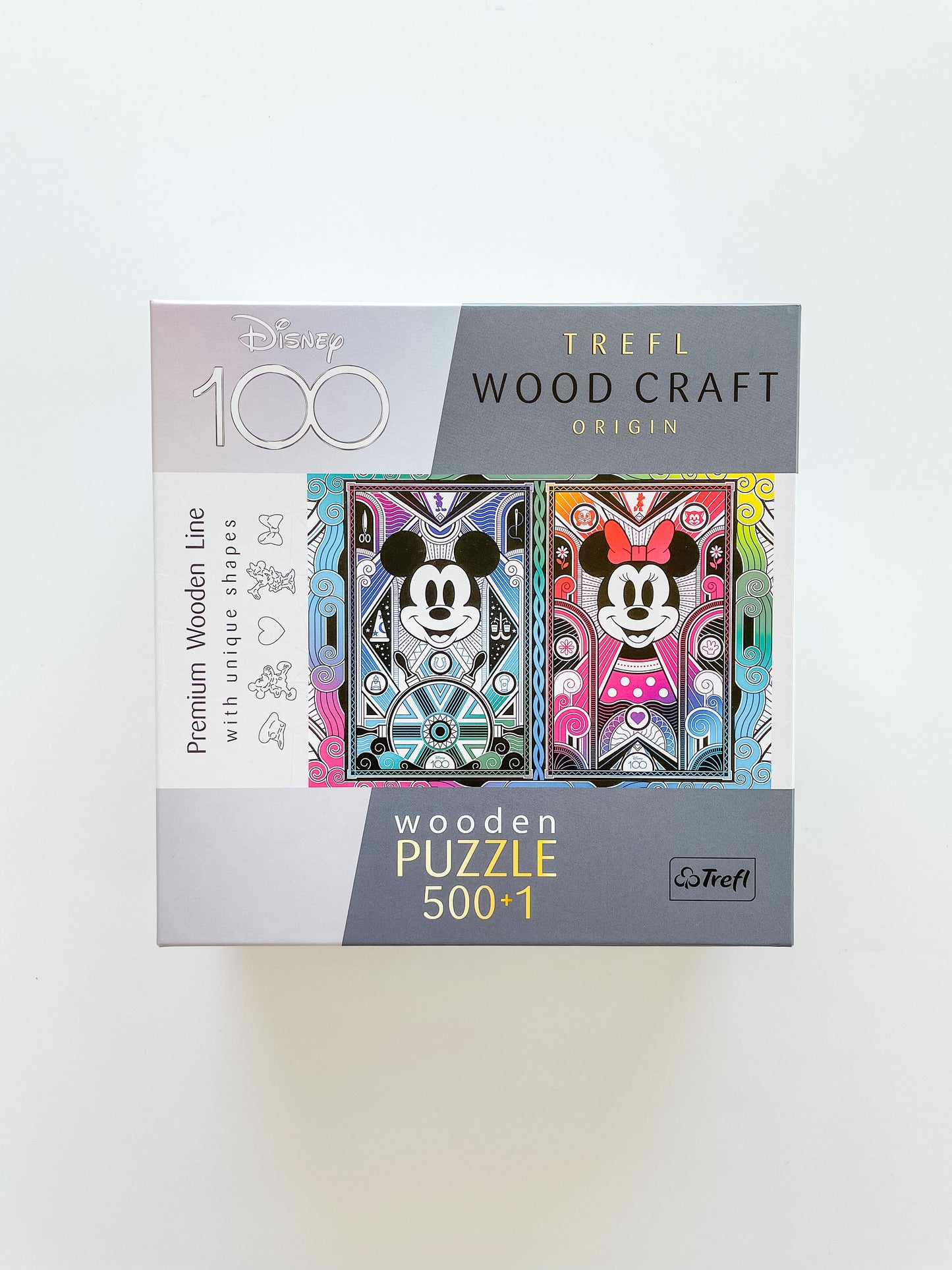 Mickey and Minnie 100 Years Wooden Puzzle