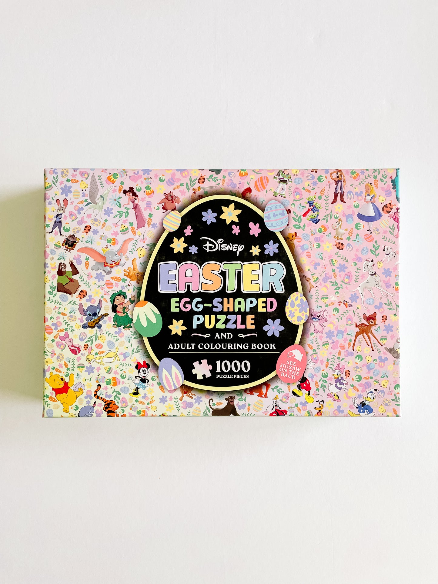 Disney Easter Egg Shaped Puzzle and Colouring Book