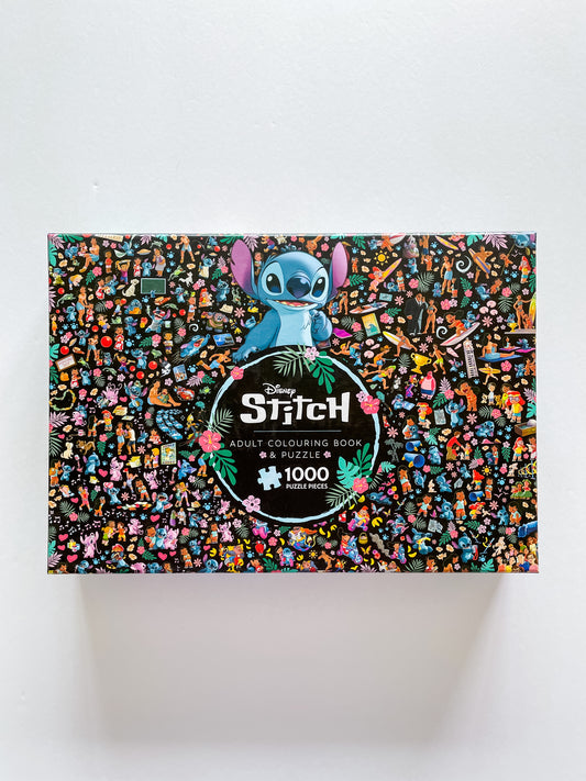 Stitch Colouring Book and Puzzle