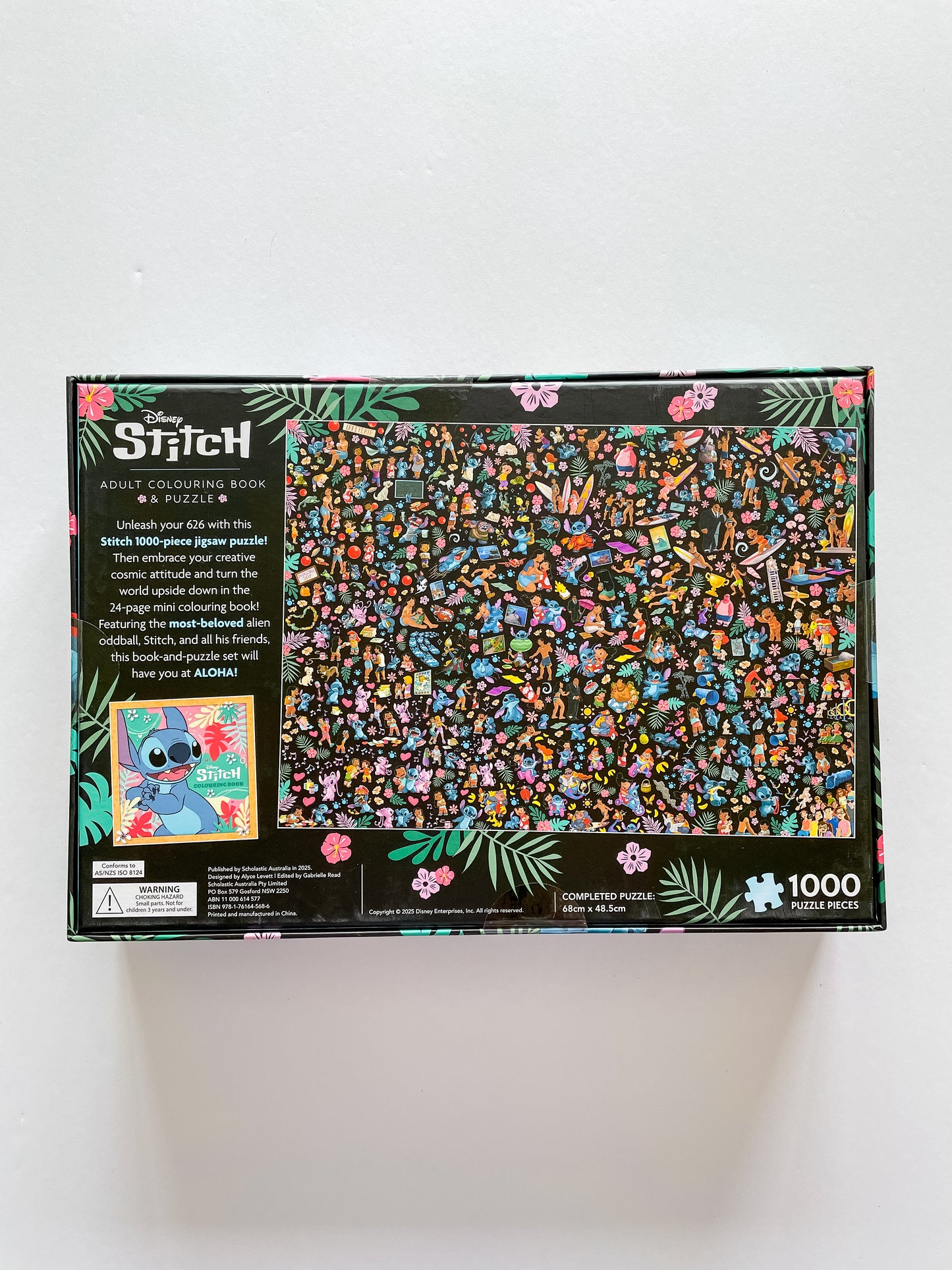 Stitch Colouring Book and Puzzle
