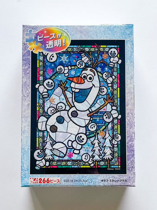 Olaf Stained Art Disney Puzzle