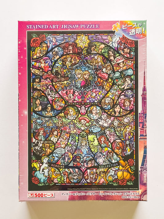 Disney Pixar Heroines Stained Art Puzzle